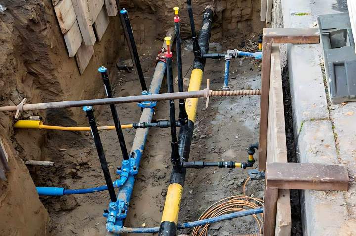 Travaux d'assainissement et d'installation de canalisations Gouffern en Auge