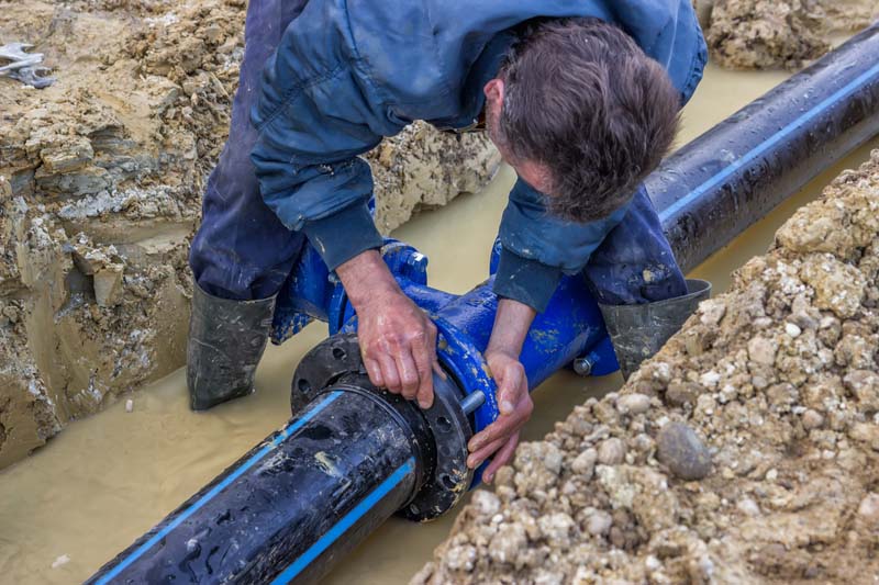 Assainissement canalisation Gouffern en Auge